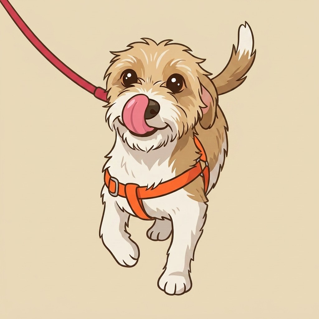 Dog of Day mascot illustration
